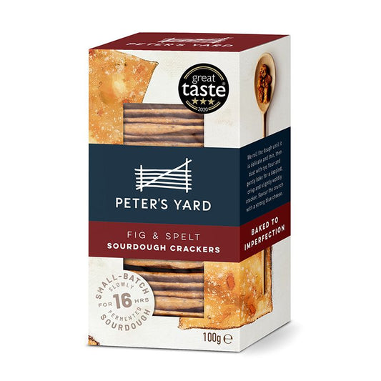 Peter's Yard - Fig & Spelt Sourdough Crackers