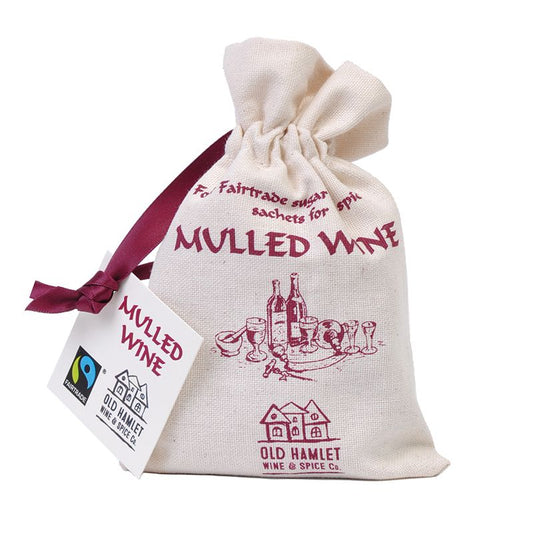 Mulled Wine - Calico Bag with 4 Sachets