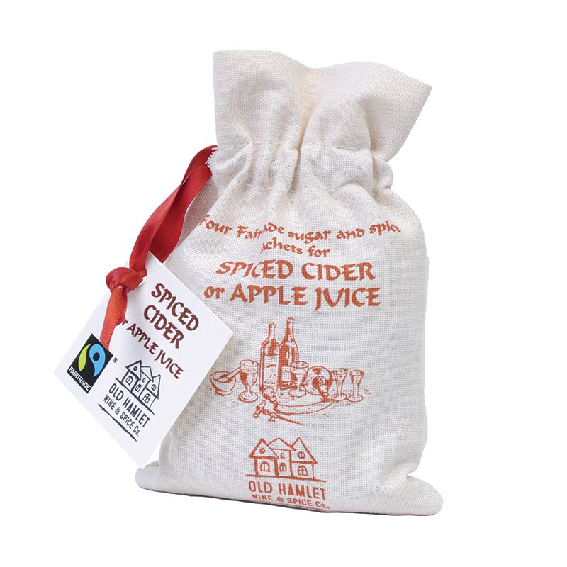 Mulled Cider- Calico Bag with 4 Sachets