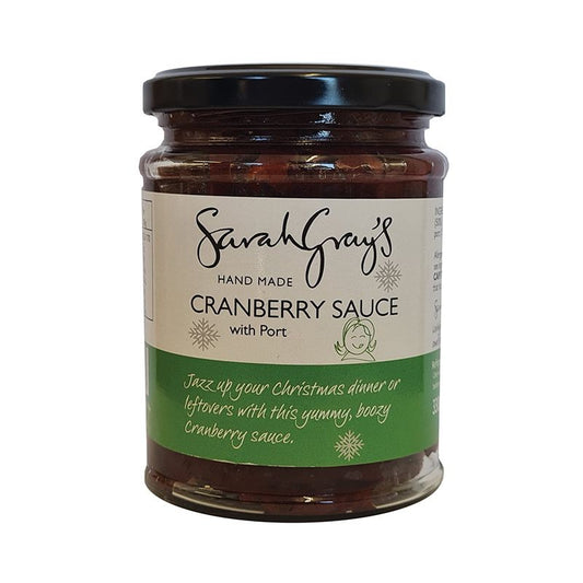 Sarah Gray's - Cranberry Sauce with Port