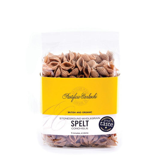 Wholegrain Spelt Conchiglie Pasta - Organic