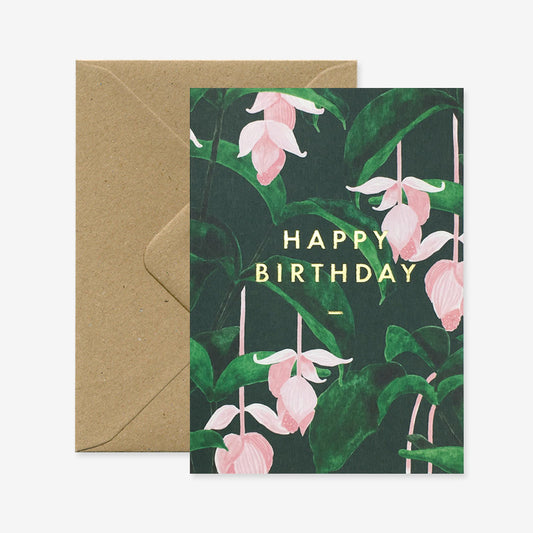 Happy Birthday Medinilla Card