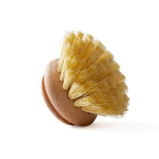 Wooden Dish Brush With A Replaceable Head