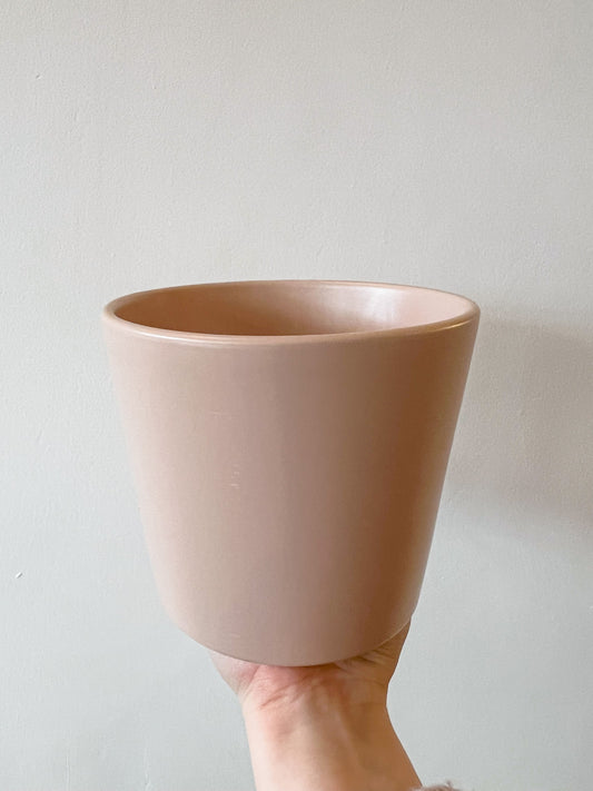 Nude Pink Wide Pot 15cm